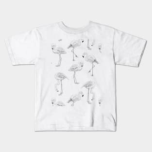 Flamingo pattern Kids T-Shirt